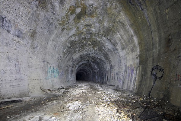 Vue générale du tunnel