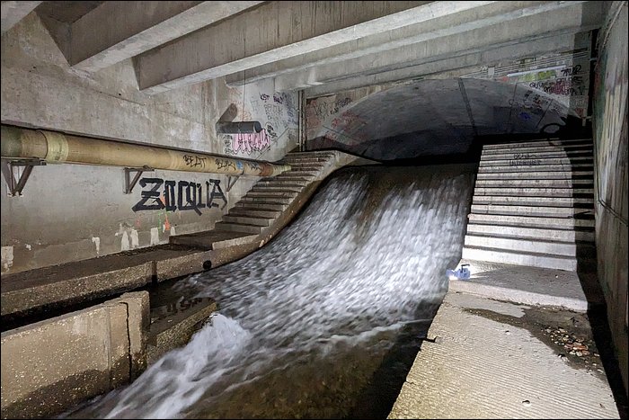Une chute très impressionnante