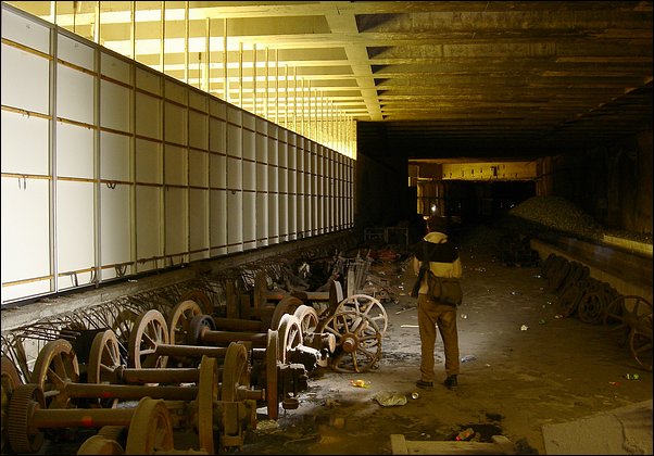 Bruxelles métro abandonné station fantôme